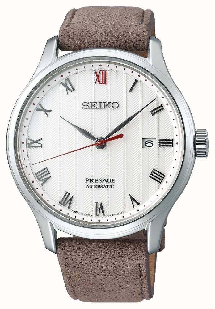 Seiko Presage Zen Garden Brown Leather Strap Watch SRPG25J1 - First Class  Watches™ AUS