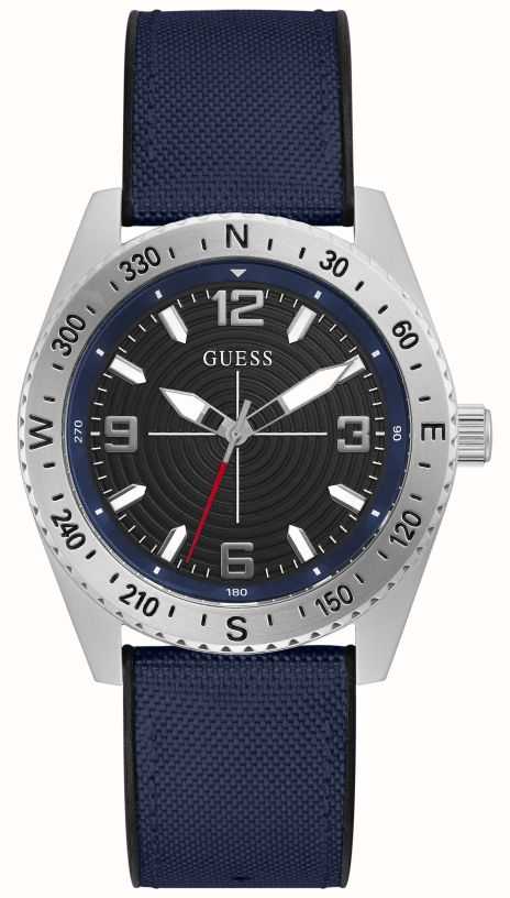 guess rubber strap watch