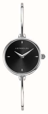 Herbelin FIL Women's Black Dial Stainless Steel Bracelet 17206/B14