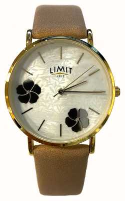 Limit Flower Dial Mother of Pearl / Brown Leather 60130.73