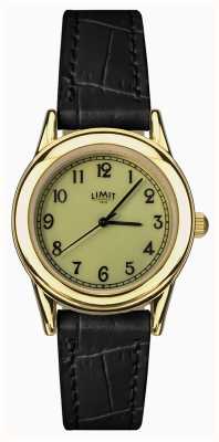 Limit Classic Gold Case / Black leather 60165.37