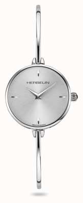Herbelin Fil Women's Silver Dial Bangle Bracelet Watch 17206/B11