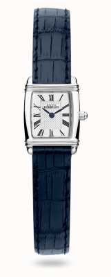 Michel Herbelin Art Déco Women's Blue Leather Strap Watch 17438/08BL