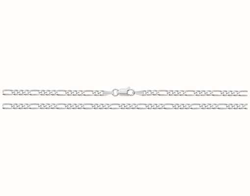 James Moore TH Silver 20" Figaro Chain G1144/20