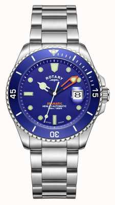 Rotary Men's Henley Seamatic Automatic Blue Dial Watch GB05430/05