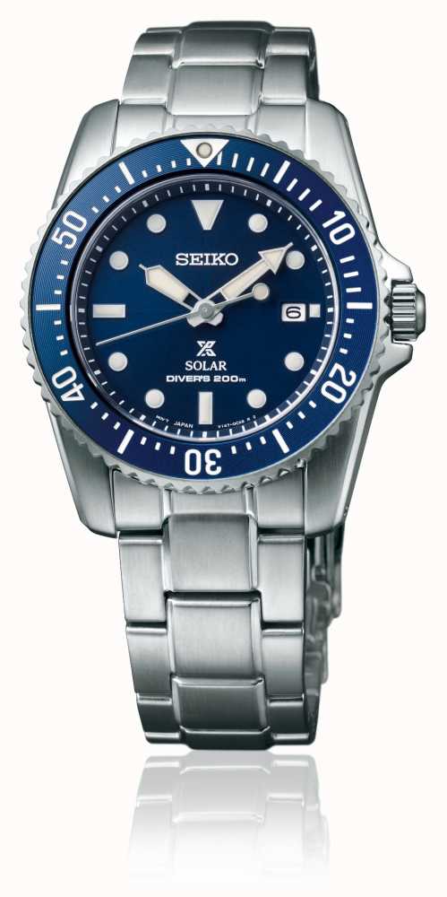 Seiko Prospex Compact Solar  Blue Dial Watch SNE585P1 - First Class  Watches™ AUS
