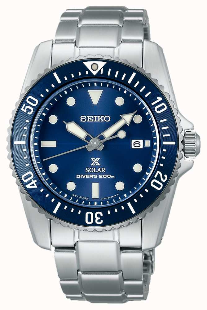 Seiko Prospex Compact Solar  Blue Dial Watch SNE585P1 - First Class  Watches™ AUS
