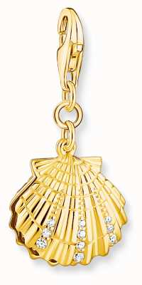 Thomas Sabo Charm Club | Shell | 18K Yellow Gold Plated Sterling Silver 1893-445-14