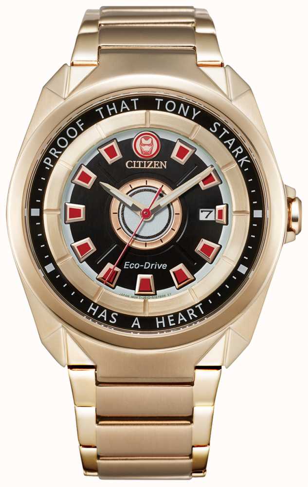 Citizen Marvel | Iron Man | Tony Stark ' I Love You 3000' Limited Edition |  Gold AW1013-59W - First Class Watches™ AUS