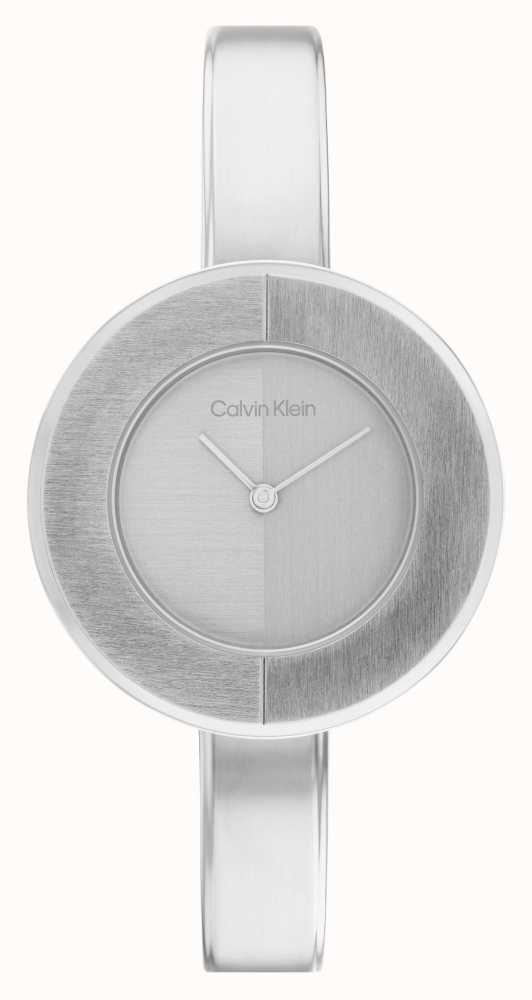 calvin klein silver watch