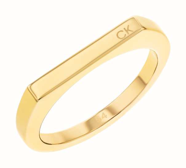 calvin klein gold ring