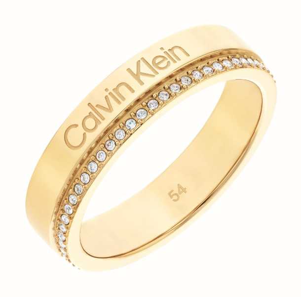 calvin klein gold ring