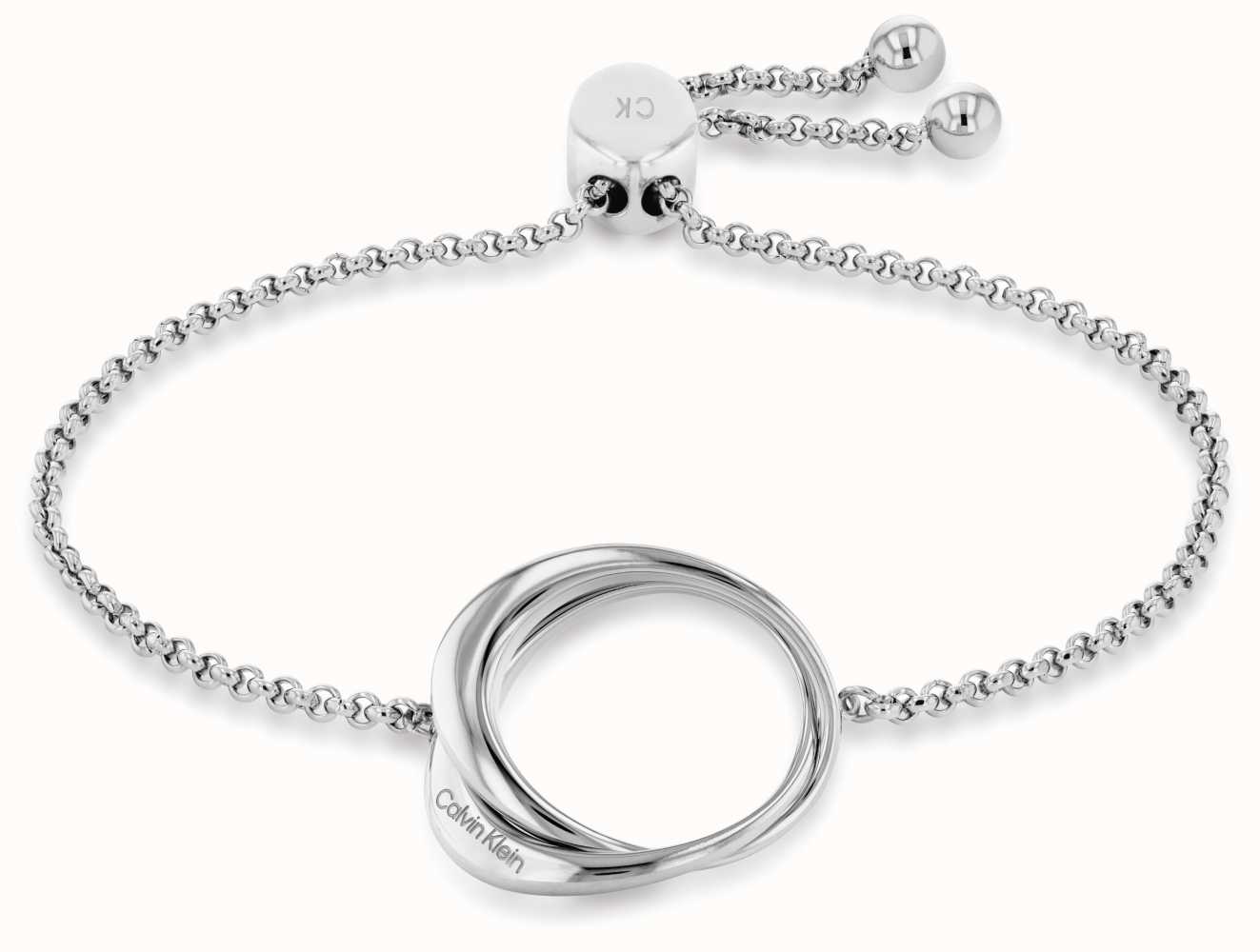 calvin klein bracelet silver