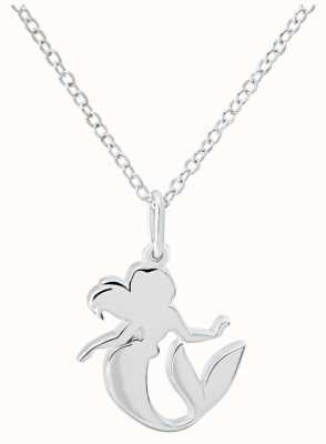 Disney Mermaid Silhouette Pendant Necklace N900528SL-18.PH
