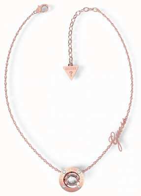 Guess Womans | Necklace | Solitaire | Rose Gold Tone UBN01459RG