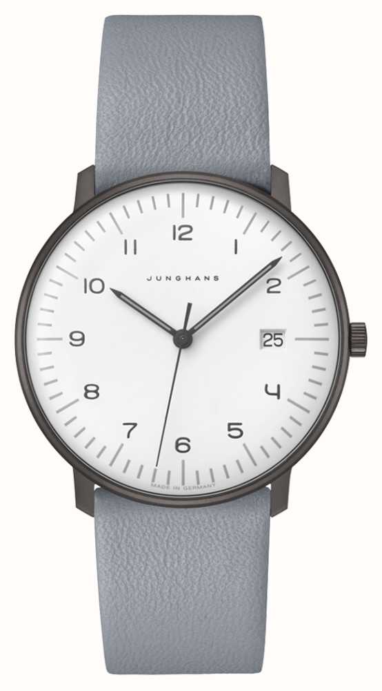 Junghans Max Bill Quartz 38mm Black White Sapphire Crystal