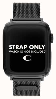 Coach Apple Watch Strap (42/44mm) Black Mesh 14700062