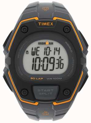 Timex Men's Ironman Digital Display Black and Orange Watch TW5M48500