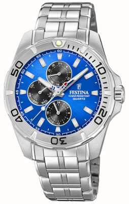 Festina Men's Multi-Function Watch With Steel Bracelet F20445/4