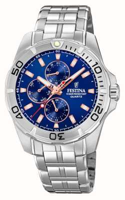 Festina Men's Multi-Function Watch With Steel Bracelet F20445/5