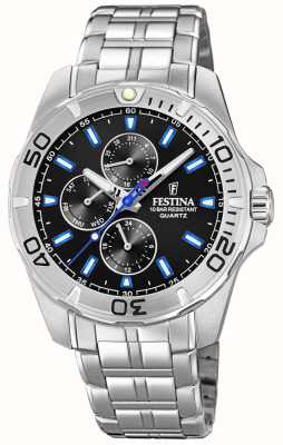 Festina Men's Multi-Function Watch With Steel Bracelet F20445/6