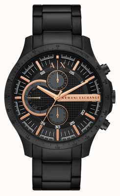 Armani Exchange Chronograph Stainless Steel Black Dial Quartz AX1722 Mens  Watch
