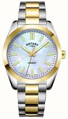Rotary Women's Henley | Mother-of-Pearl Dial | Two Tone Bracelet LB05281/41