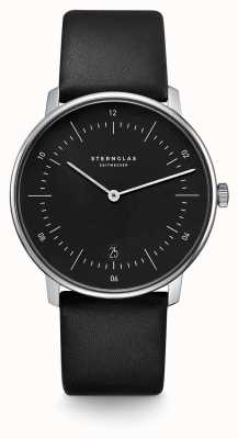 STERNGLAS Naos 38mm Quartz Black / Black S01-NA03-PR07