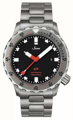 Sinn U1 1000m Automatic Diving Watch / H-Link Bracelet 1010.010-BM10100102S