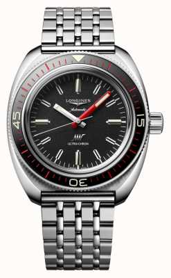 LONGINES Ultra-Chron Automatic Chronometer (43mm) Black Dial / Stainless Steel Bracelet - BOX EDITION L28364529