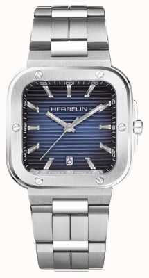 Herbelin Cap Camarat Blue Rectangular Dial Watch 12246B15