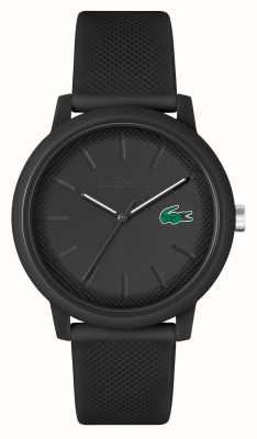 Lacoste Men\'s Neo Heritage | Blue Dial | Black Silicone Strap 2011252 -  First Class Watches™ AUS