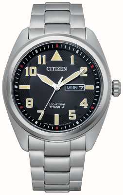 Citizen Men's Eco-Drive Bracelet Water Resistant 100m Black Dial BM8560-53E