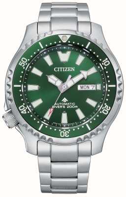 Citizen Promaster Diver Automatic Men's Watch Green Dial NY0151-59X
