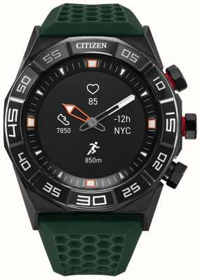 Citizen CZ Smart Hybrid Smartwatch Green Silicone Strap JX1005-00E