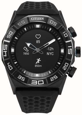 Citizen CZ Smart Hybrid Smartwatch Black Silicone Strap JX1007-04E