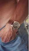 Customer picture of Hamilton Khaki Field Automatic *The Avengers - 2012* (42mm) Black Dial / Brown Leather Strap H70555533